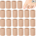 Blulu 24 Pieces Toe Tubes 0.98 Inches Cushion Tube Corn Pads by Blulu