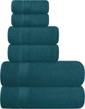 Elvana Home Ultra Soft 6 Pack Cotton Towel Set, Contains 2 Bath Towels 28x55 by Unknown