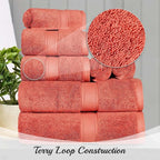 Superior Egyptian Cotton Pile 9 Piece Towel Set, Includes 3 Bath, 3 Hand - Image 7