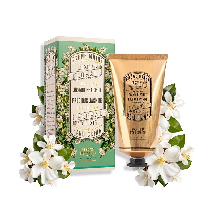 Panier des Sens – White Jasmine Hand Cream – Moisturizing Hand Lotion by PanierdesSens