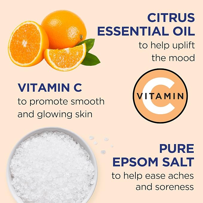 Dr Teal's Pure Epsom Salt Soak, Glow & Radiance - Image 3