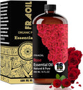 Rose Essential Oil, Rose Oil 16 Fl Oz 480 ML by FRAOILESSENTIALOIL