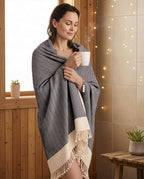 Bazaar Anatolia Turkish Beach Towel 100% Cotton Bath Towels 71x39 Quick Dry - Image 2