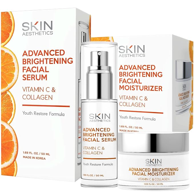 Vitamin C Serum + Moisturizer Skin Care Set by SkinAesthetics