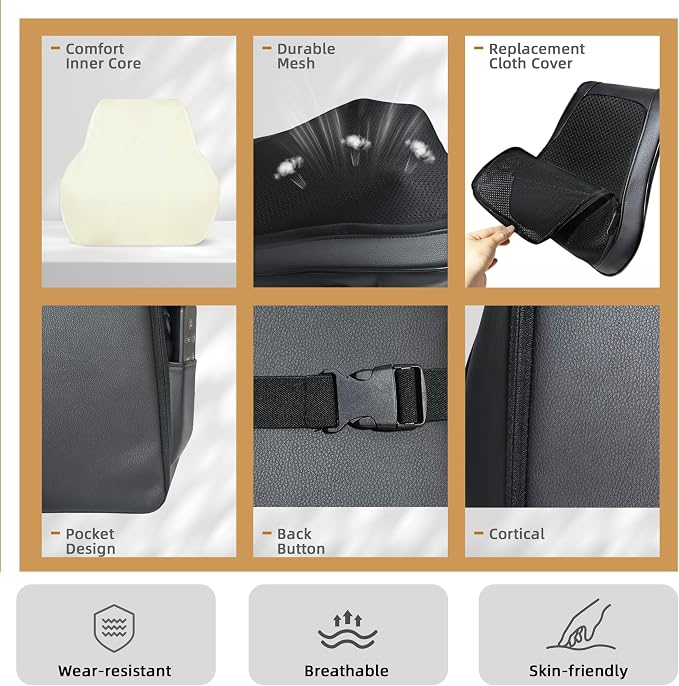 Joyset Back Massager with Heat, Neck Massager - Image 6
