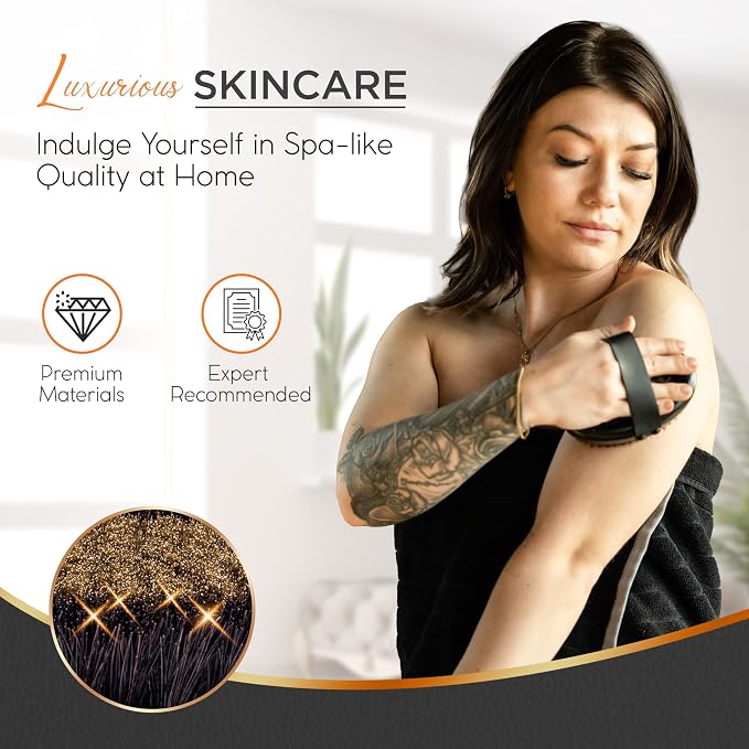 Copper Dry Brushing Body Brush for Lymphatic Drainage by HAPPY SOL - Image 6
