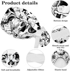 Ethnic Aztec Pattern Adjustable Scrub Cap Hat - Image 4