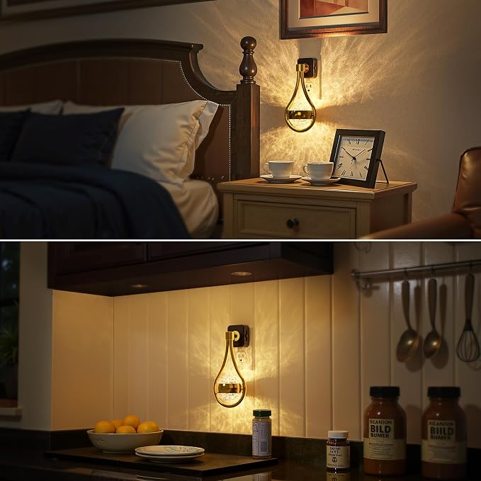 Briignite LED Night Lights Plug into Wall, 330° Rotating Night Light - Image 6