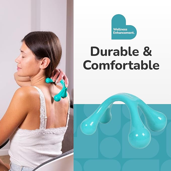 BioSwiss Handheld Full Body Massager, 4-Leg Pressure Point Massage Tool - Image 5