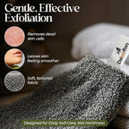 Body Exfoliator Set – Back Scrubber Strap & Exfoliating Glove, 3 Piece Shower - Image 2