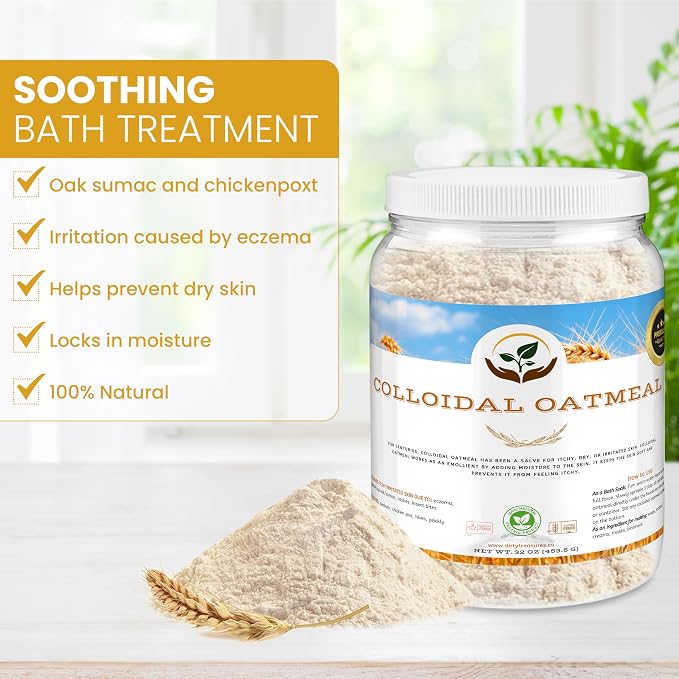 Dirty Treasures Colloidal Oatmeal Bath | Eczema & Itchy Skin Relief | Baby-Safe - Image 6