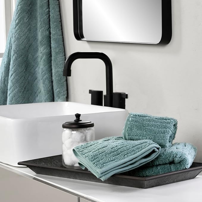 SKL Home CloudSoft Cotton Luxury 4 Pc Wash Set - Image 4