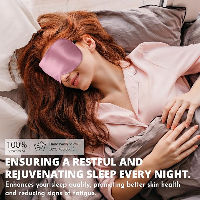 Sleep Mask, Silk Eye Mask for Sleeping - Image 6