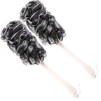 Back Scrubber for Shower, Loofah Long Handle Bath Body Brush, Soft Nylon Mesh by Arswin