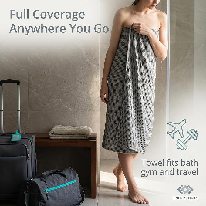 Pure 100% Linen Bath Towel - Image 6