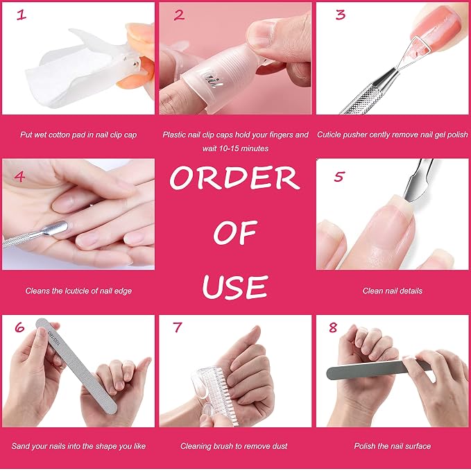 Gel Polish Remover Tools Kit - Image 7