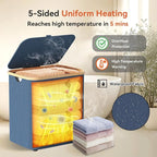 Towel Warmer & Laundry Basket 2-IN-1, Foldable Towel Warmer - Image 5