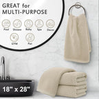 VOOVA & MOVAS Taupe Hand Towels - Image 5