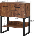 BarberPub Styling Barber Station, Wall Mount Storage Cabinet, Salon Equipment - Image 3