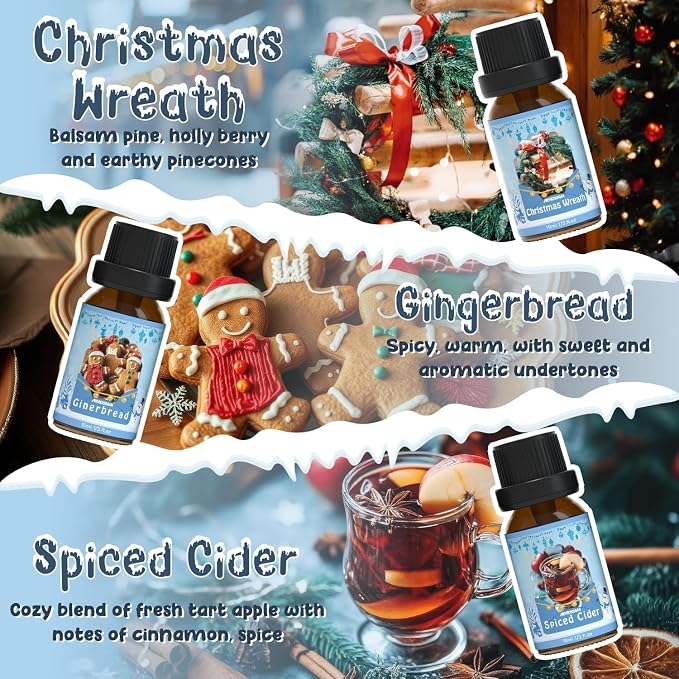 ARVIDSSON Winter Essential Oils Set, Holiday Fragrance Oil - Image 3