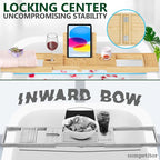 SereneLife Premium Bathtub Tray Caddy - Image 3
