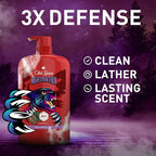 Old Spice Cleansing Body Wash for Men, 3X Defense, 24/7 Shower Fresh - Image 3
