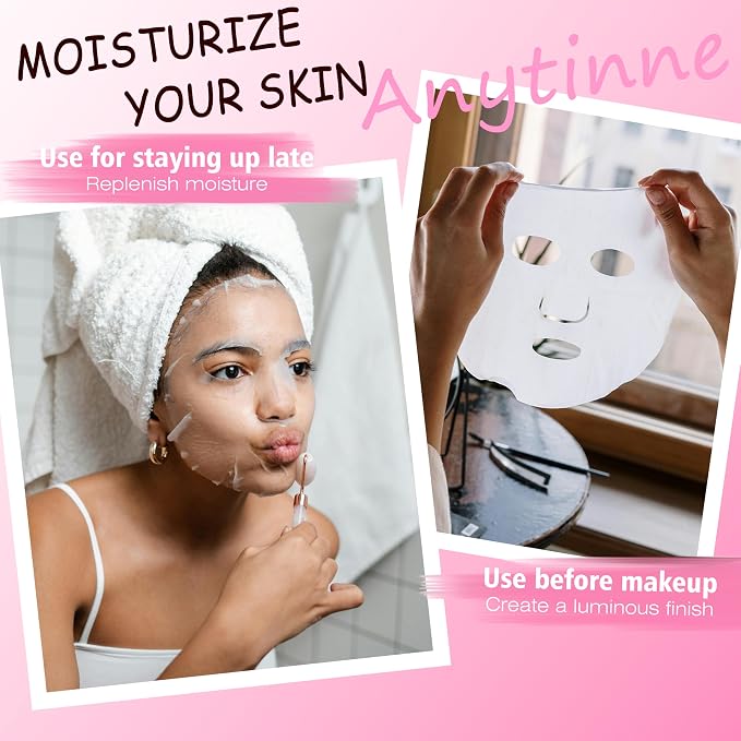 40 Pack Collagen Face Masks Skincare Bulk - Image 6
