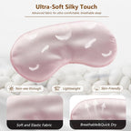 Sleep Mask Silk Eye Mask for Men Sleeping Mask, Adjustable Elastic Strap for - Image 4