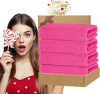 Hot Pink Bath Towels - Image 6