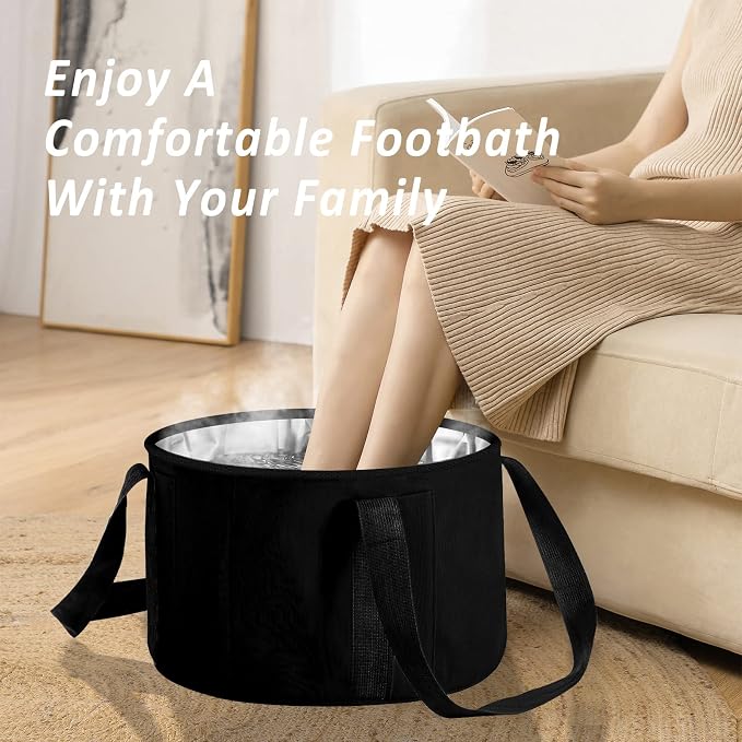 Foot Bath Basin 30L Collapsible Bucket, Portable Foot Soak Tub Feet Soaking - Image 6