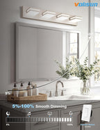 VOLISUN Modern Bathroom Vanity Light Fixtures, 5CCT Dimmable Bathroom Light - Image 4