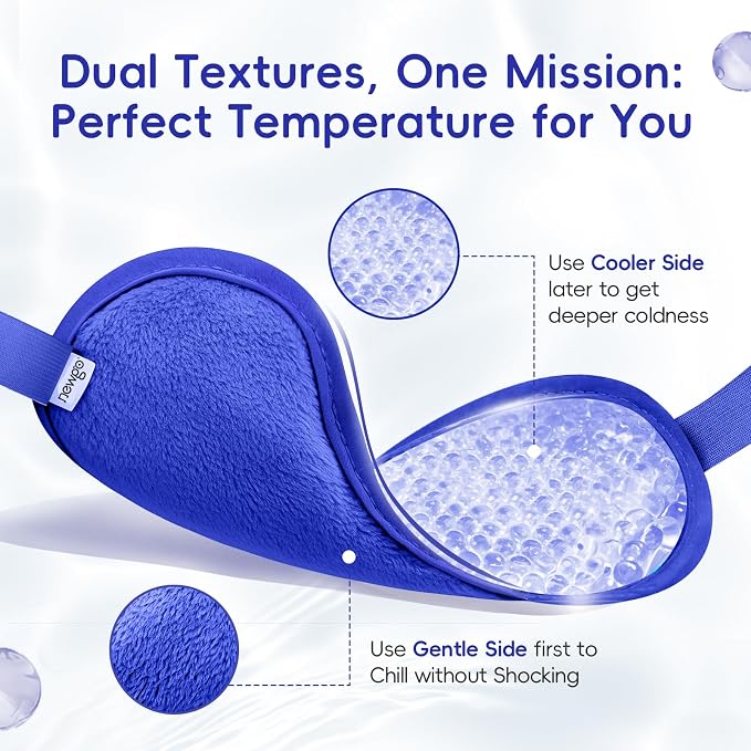 NEWGO Cooling Eye Mask for Puffy Eyes, Cold Eye Mask Eye Ice Pack for After - Image 2
