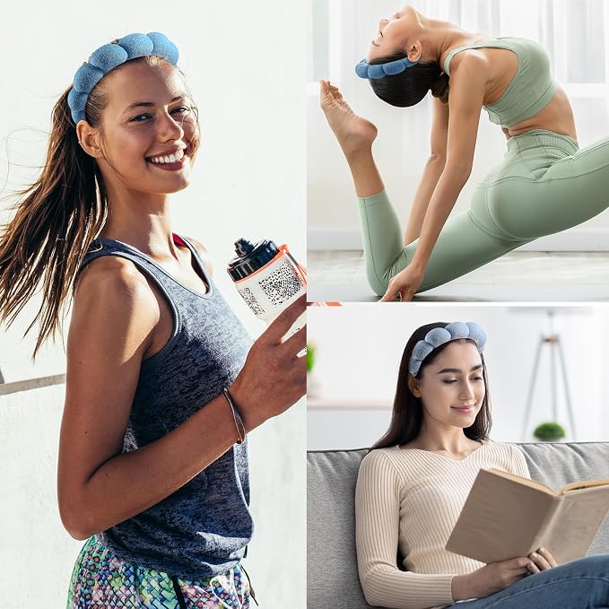 Spa Face Washing Headbands Set - Image 6