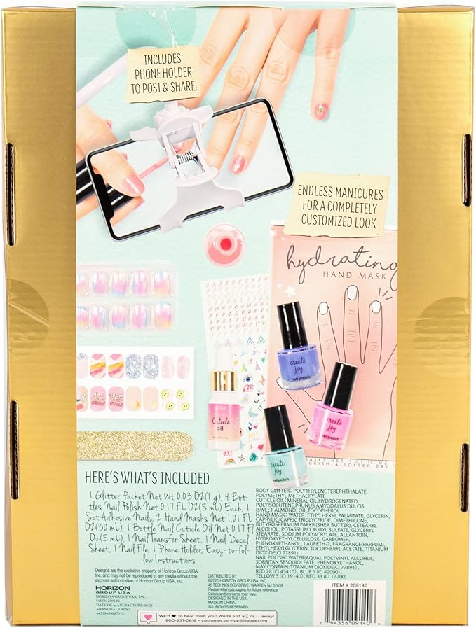 STMT Self-Love Club D.I.Y. Nail Art Studio by Horizon Group USA, 10+ Essentials - Image 8