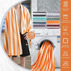4 Piece Extra Large Bath Towel Set Oversized Bath Sheet 35"x70" Bathroom Towel - Image 3