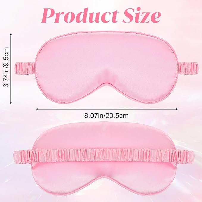 Silk Sleep Eye Mask 4 Pack Mulberry Silk Sleep Mask Eye Cover Blindfold - Image 2