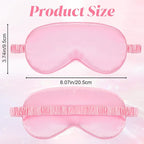 Silk Sleep Eye Mask 4 Pack Mulberry Silk Sleep Mask Eye Cover Blindfold - Image 2