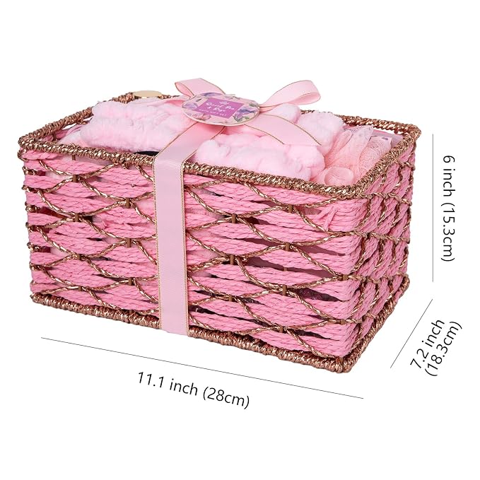 35 Pcs Mothers Day Gifts for Mom, Rose Bath & Body Gift Basket for Women - Image 7