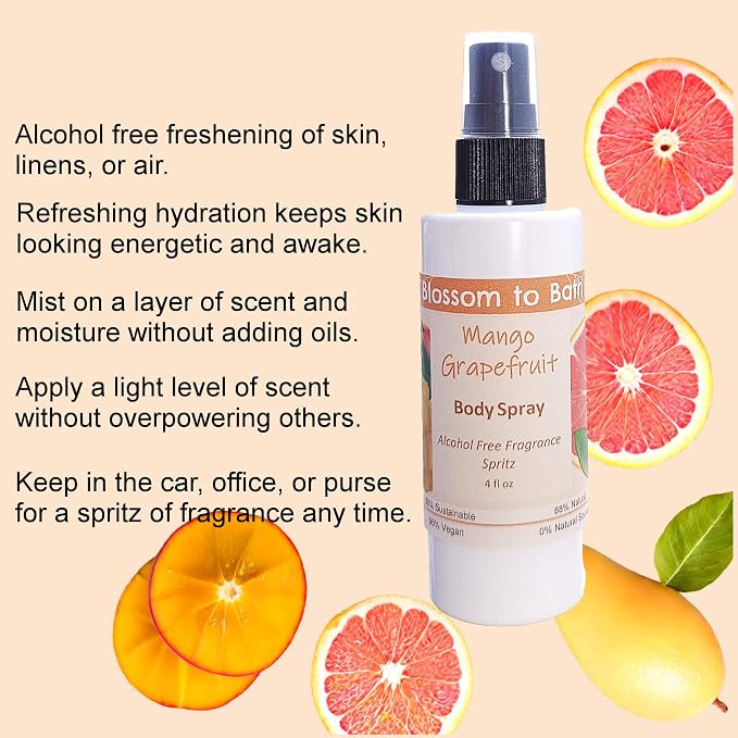 Blossom to Bath Mango Grapefruit Body Spray - Image 3