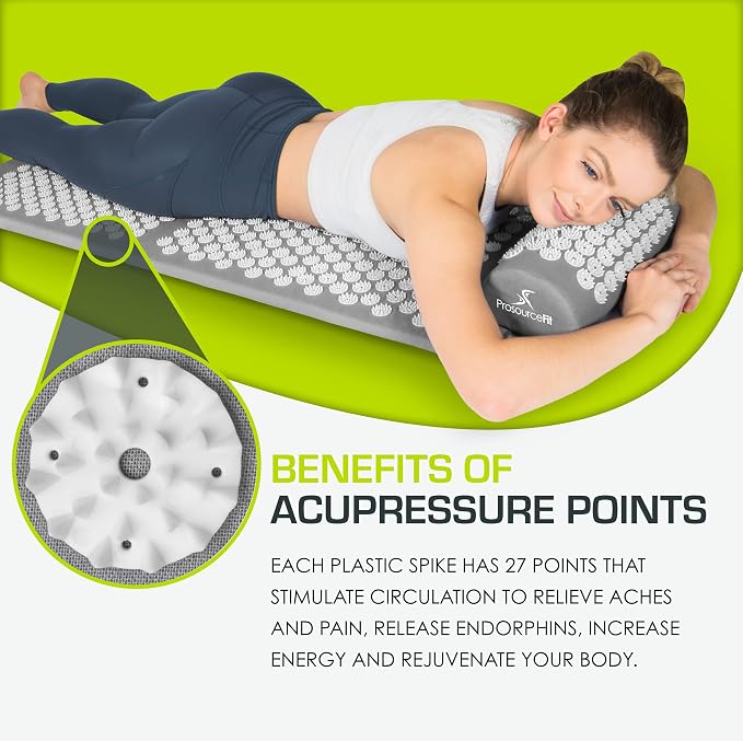 ProsourceFit Acupressure Mat and Pillow Set - Image 3