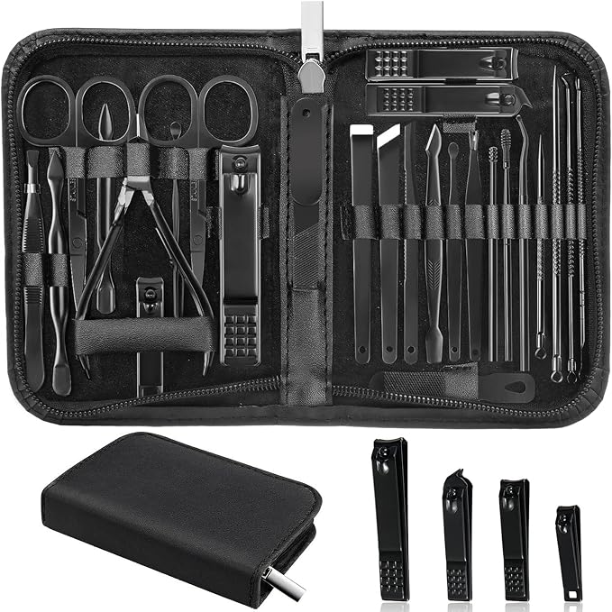 MINKINH Manicure Set Professional Nail Clipper Kit-26 Pieces Stainless Steel by Takecareofyourbeauty