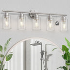 Espird Bathroom Vanity Light Fixtures Brushed Nickel Bathroom Lighting Fixture by Espird