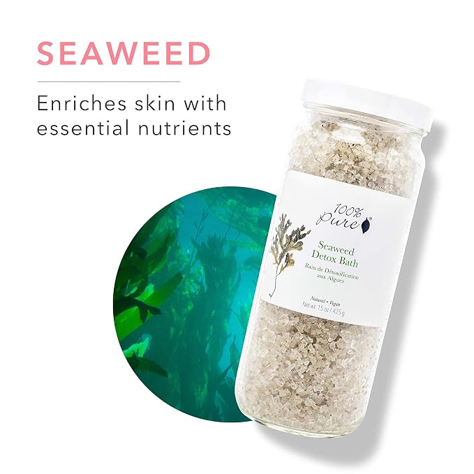 100% PURE Seaweed Detox Bath Soak, Bath Salts - Image 4