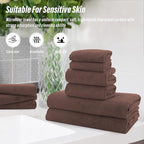 MOONQUEEN Ultra Soft Microfiber Coral Velvet Towel Set - Image 7