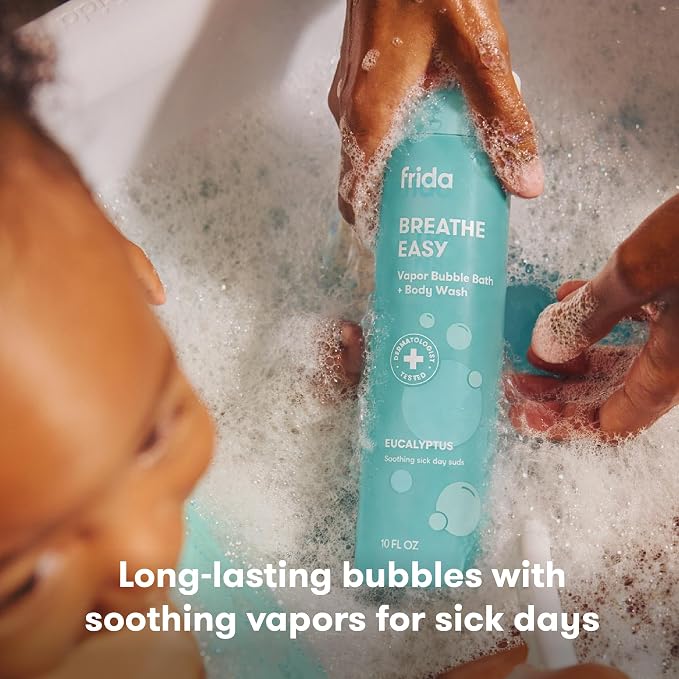 Frida Baby Eucalyptus Vapor Baby & Kids Bubble Bath + Body Wash, Toddler & Baby - Image 3