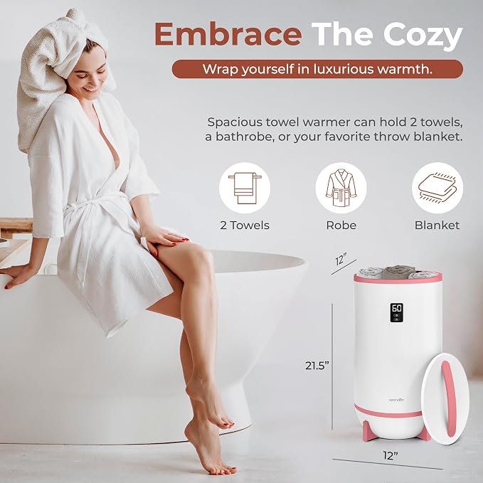 SereneLife Towel and Blanket Warmer - Image 2