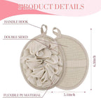 Boao 3 Pcs Bath Shower Pouf Sponge Mesh Pouf Shower Ball Exfoliating Body - Image 2