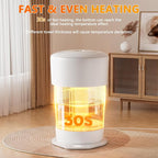 Foldable Towel Warmer for Bathroom, Large Towel Warmer Bucket, Auto Shut Off - Image 5