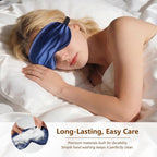 Sleep Mask Silk Eye Mask for Men Sleeping Mask, Adjustable Elastic Strap for - Image 5