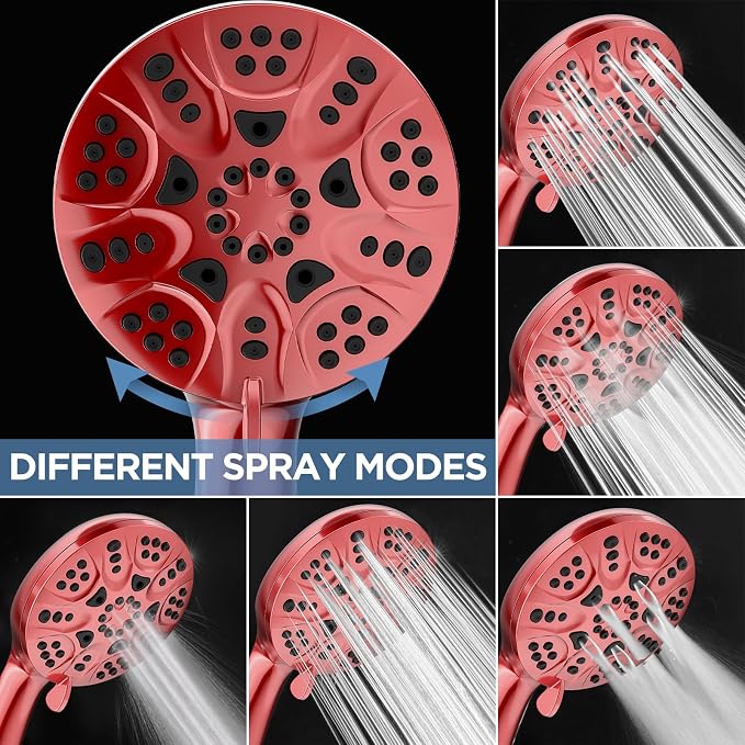6-Mode High Pressure Handheld Shower Head Set, Consumer Reports Recommended - Image 3